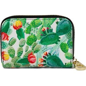 4895 RFID Secure Armored Zipper Wallet - Cactus